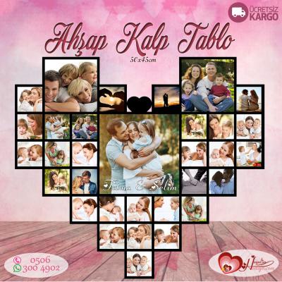 Kalpli Ahşap Tablo