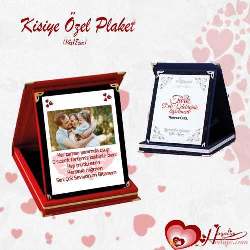 Sevgiliye Özel Plaket