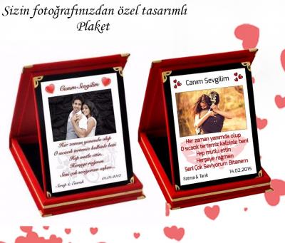 Sevgiliye Kitap Özel Kutu Ve Plaket