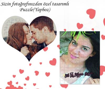 Sevgiliye Kitap Özel Kutu Ve Puzzle