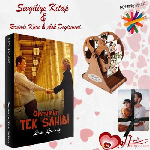 Sevgiliye Kitap Özel Kutu Ve Aşk Değirmeni
