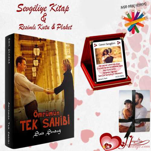 Sevgiliye Kitap Özel Kutu Ve Plaket