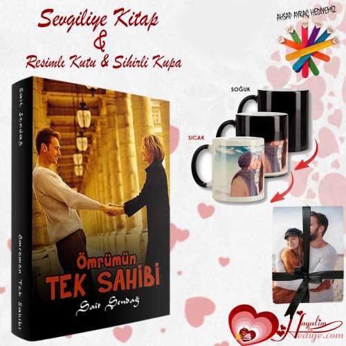 Sevgiliye Kitap Özel Kutu Ve Sihirli Kupa